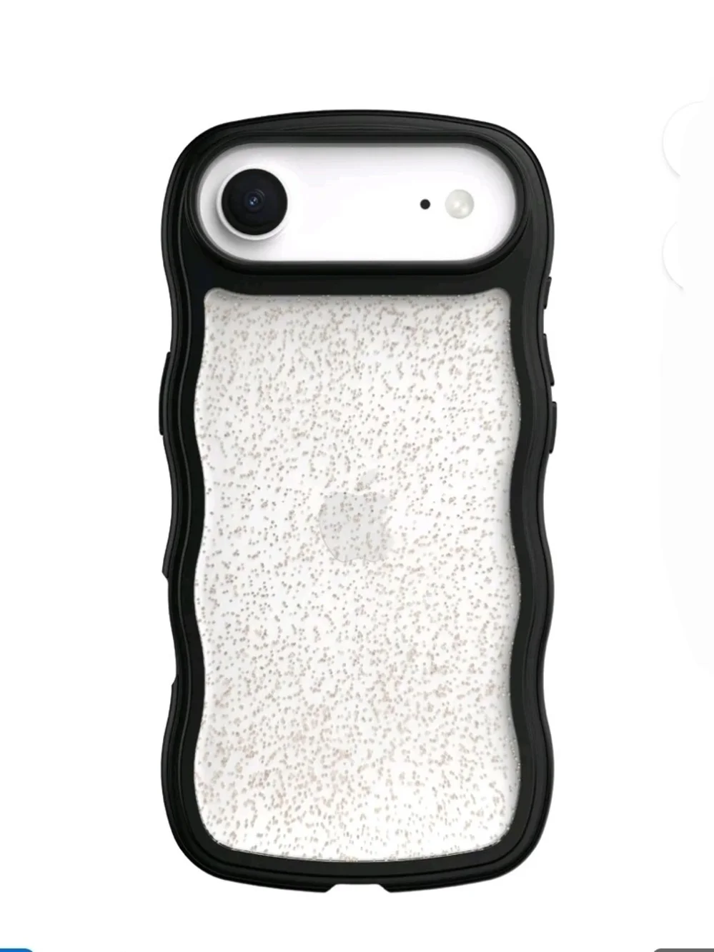 onn. Wavy Grip Phone Case for iPhone Air Silver/Gold Glitter BNIB